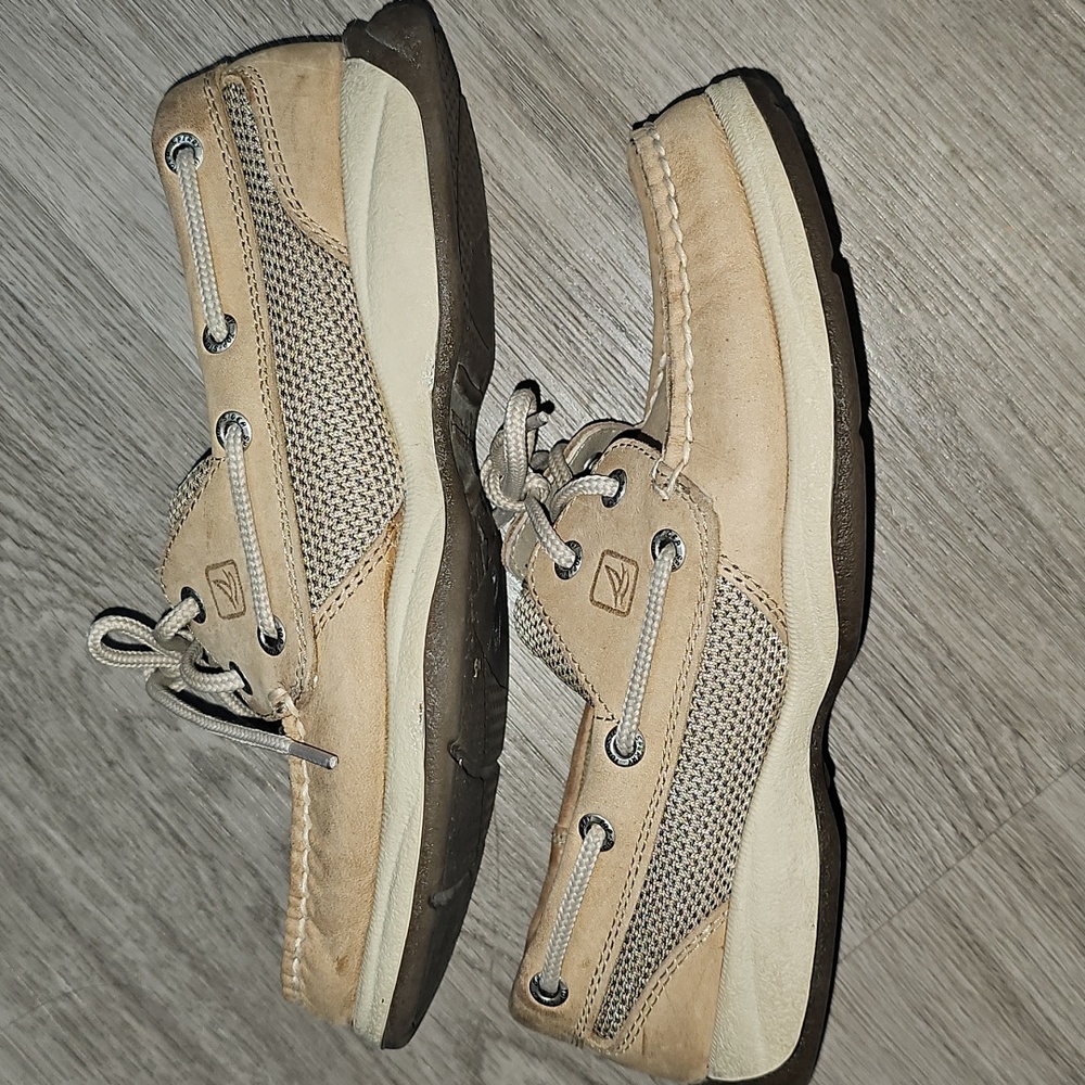 Sperry Tan Boat Shoes